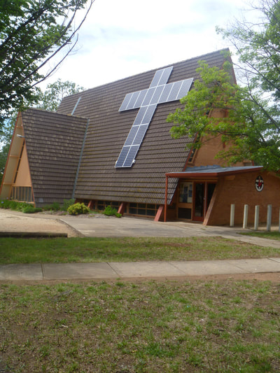 Installation Solar Panels on Church Roof